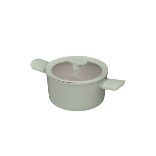 BALANCE NONSTICK CERAMIC CASSEROLE 20CM SAGE