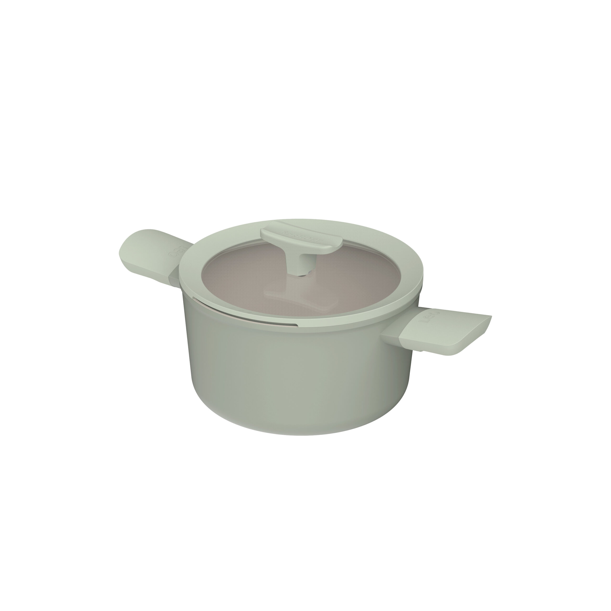 BALANCE NONSTICK CERAMIC CASSEROLE 20CM SAGE