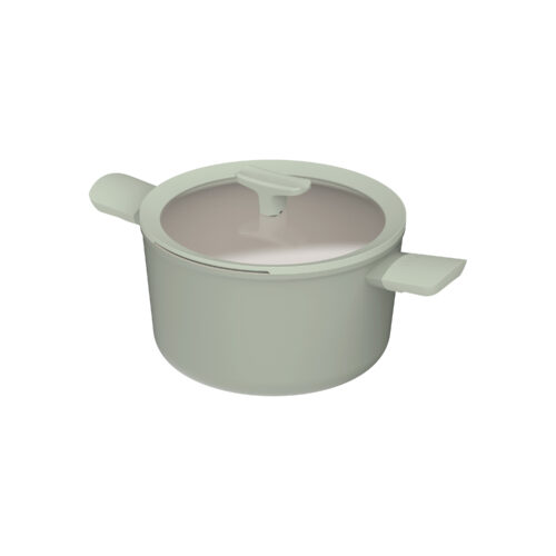 BALANCE NONSTICK CERAMIC STOCKPOT SAGE 14CM