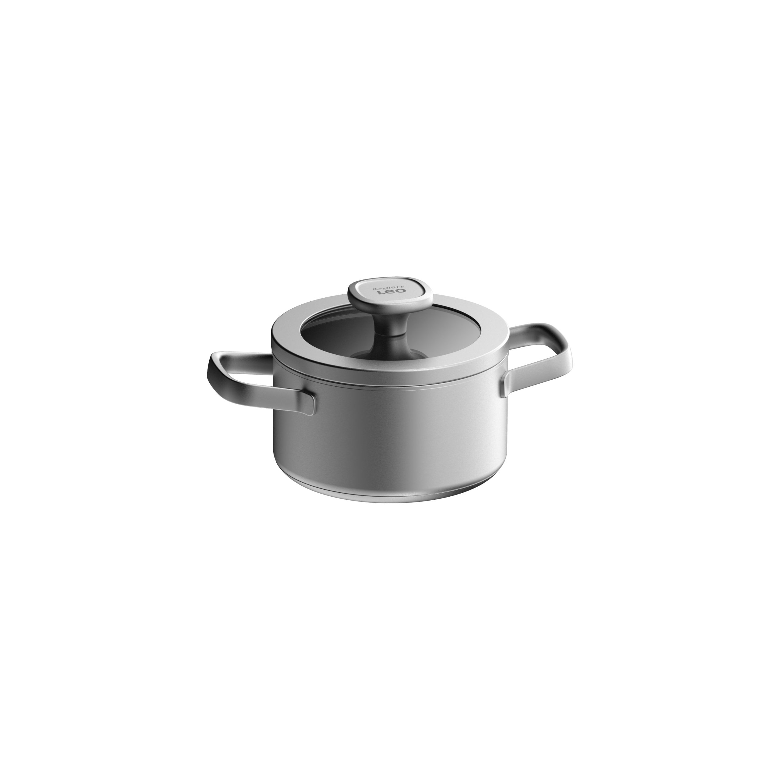 STOCKPOT STAINLESS STEEL 16CM WITH GLASS LID