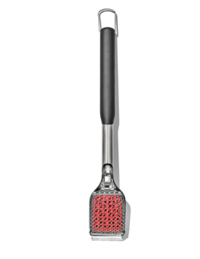 Coiled Grill Brush With Replaceable Head