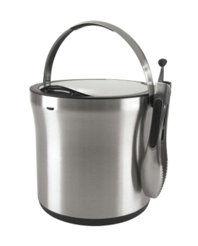 SteeL Ice Bucket & Tong Set