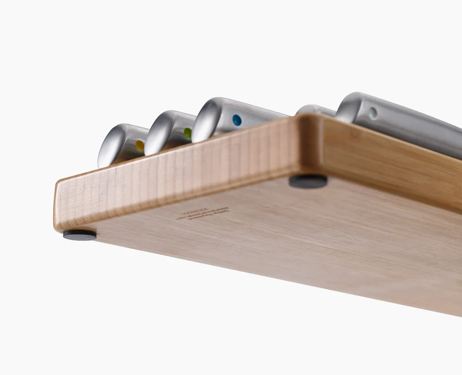 ElevateSteel Knife SetWith In-DrawerBamboo Storage - Image 5