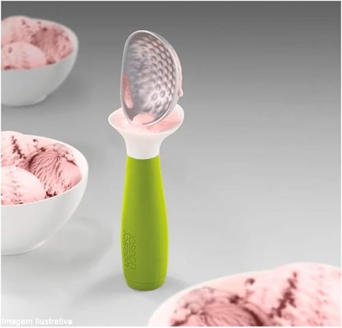 dimple non-Drip Ice Cream Scoop green