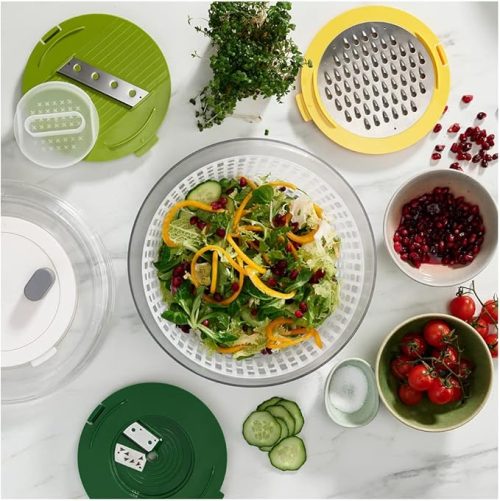 Multi Prep 4Pc Multi Colour Salad Preparation Set