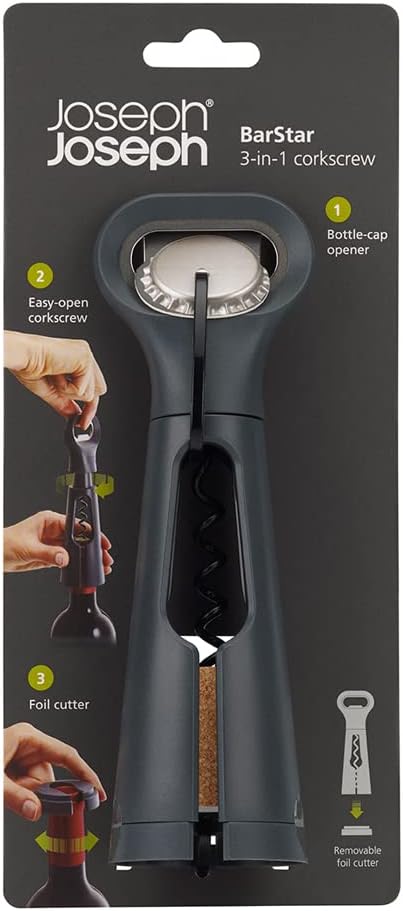 Barstar 3-In-1 Grey Corkscrew - Image 4