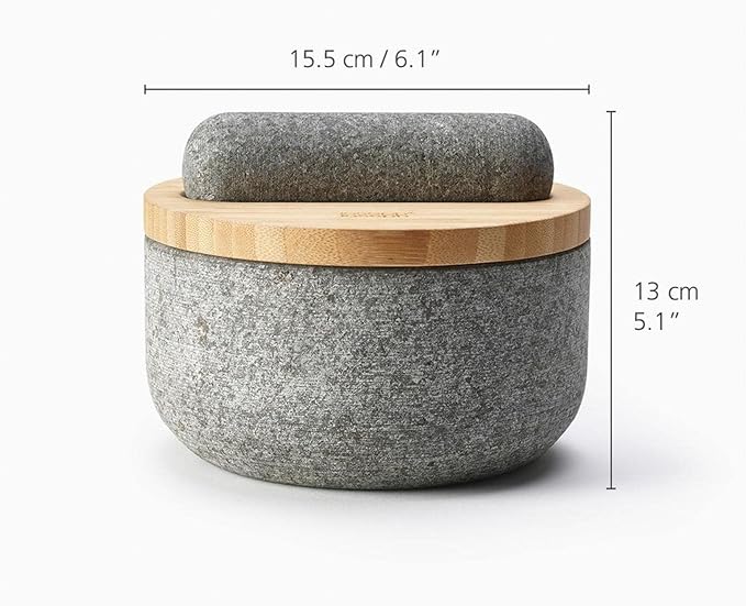 Dash Pestle & Mortar With Bamboo Lid - Image 2