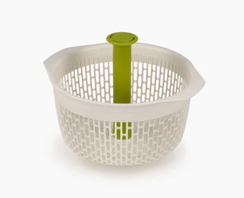 Spindola Green In-Sink Salad Spinning Colander