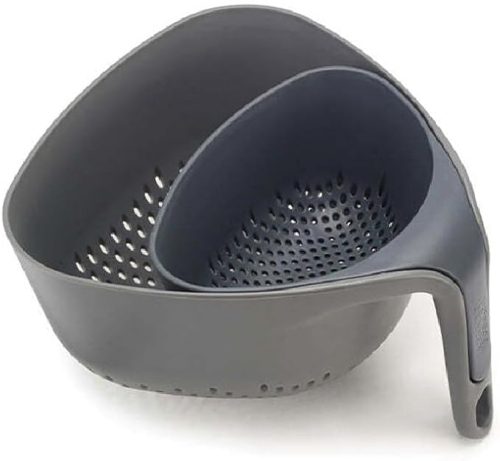 Nest 2-Piece Grey Colander Set