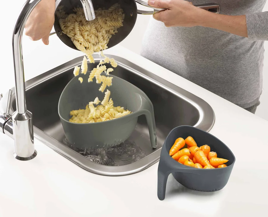 Nest 2-Piece Grey Colander Set - Image 2