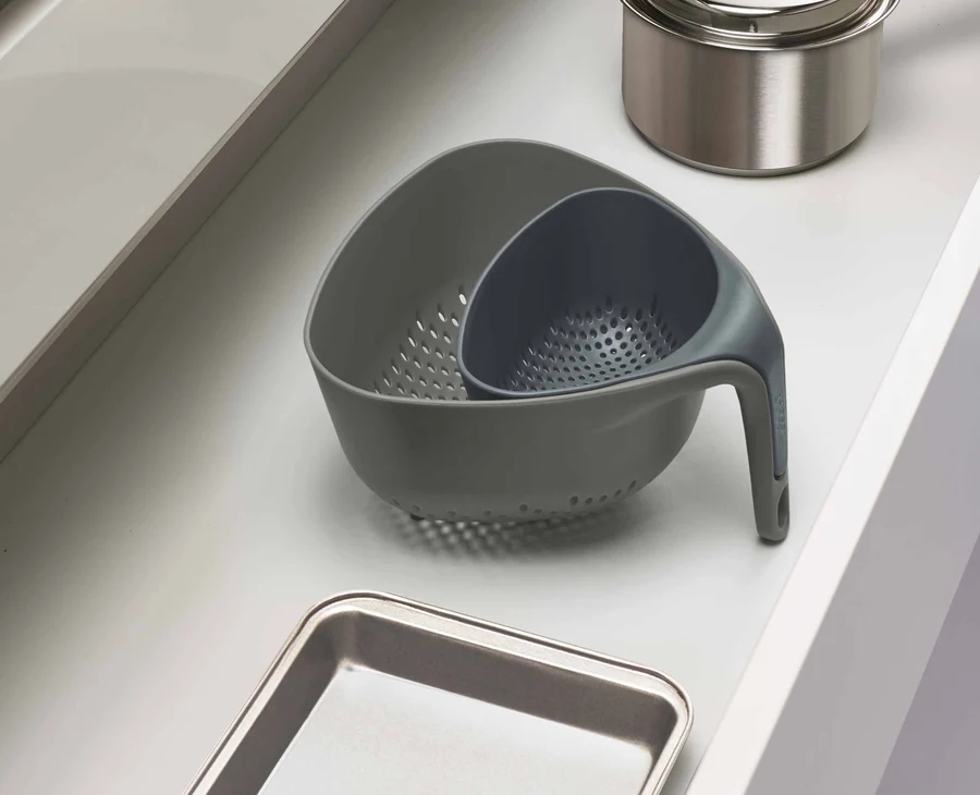 Nest 2-Piece Grey Colander Set - Image 4