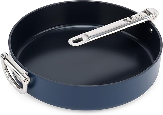 Space Ceramic Non-Stick 30Cm Blue Frying Pan