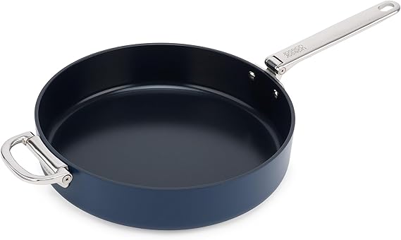 Space Ceramic Non-Stick 30Cm Blue Frying Pan - Image 2