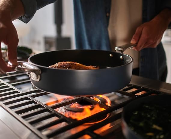 Space Ceramic Non-Stick 30Cm Blue Frying Pan - Image 3