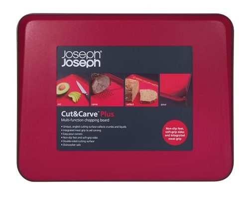Cut & Carve Plus Chopping Board Red
