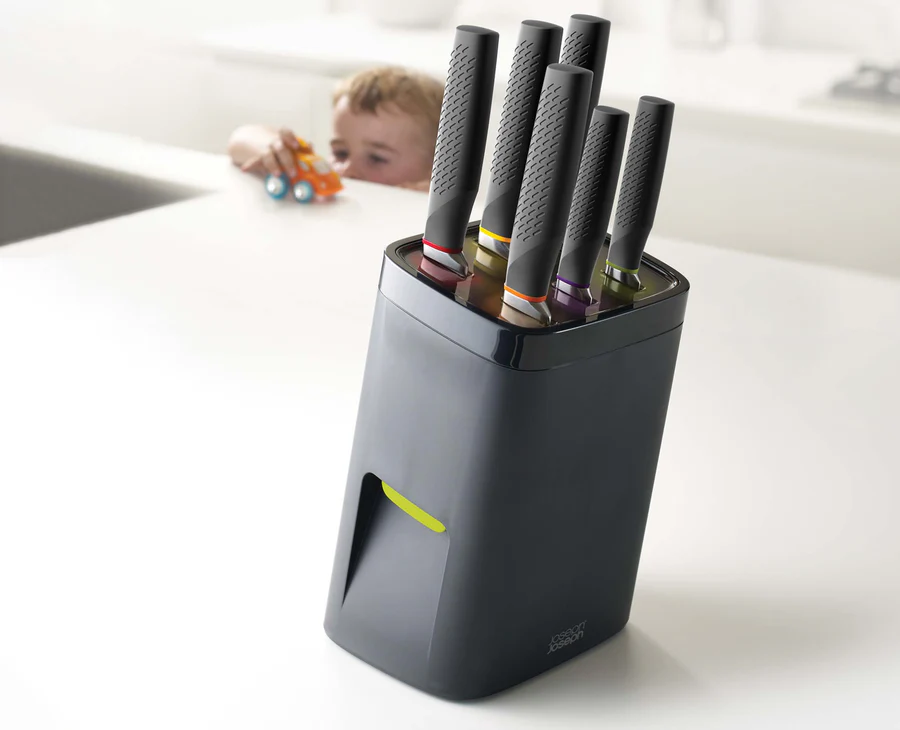 Lock Block Black Knife Block Set - Image 4