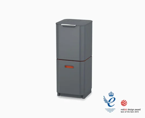 Totem Compact 40L Stone Waste & Recycling Bin
