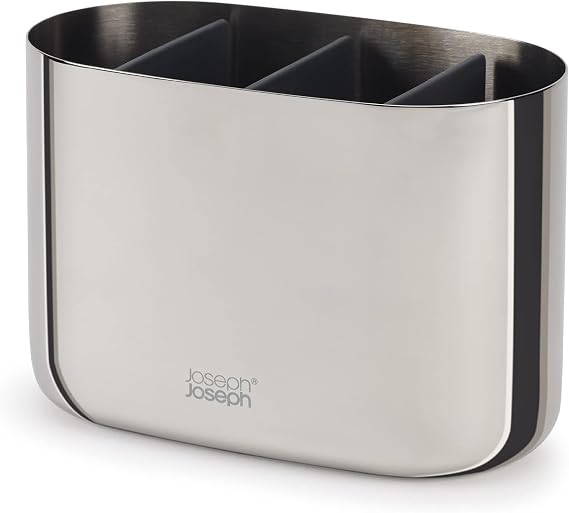 Easystore Lux Large Stainless-S Toothbrush Caddy