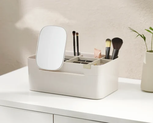 Viva Large Cosmetic Organiser WithRemovable Mirror
