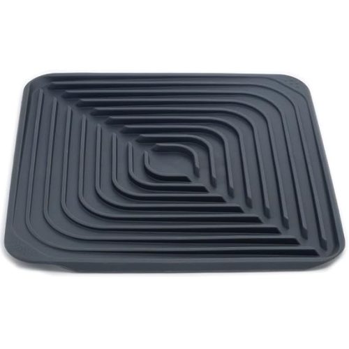 Flume Grey Dish Draining Mat