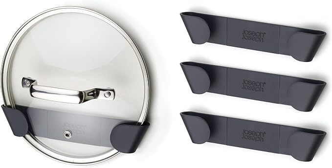 Cupboarddtore Set Of 4 Grey Pan Lid Holders - Image 3