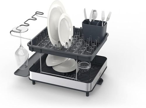 Excel Stainless-Steel 2-Tier Dish Rack