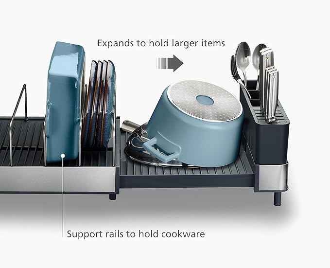 Extend Max Stainless-Steel Expandable Dish Drainer - Image 5