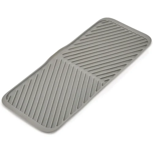 Flume Grey Dish Draining Mat
